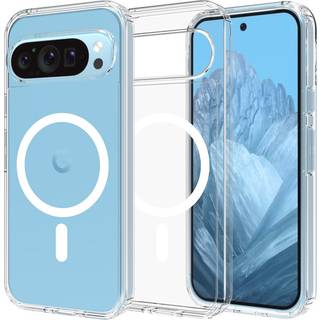 Mobique Hybridcover MagSafe Google Pixel 9 Gennemsigtig