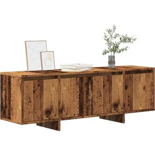 tv-bord 120x30x40,5 cm konstrueret træ antikt træ