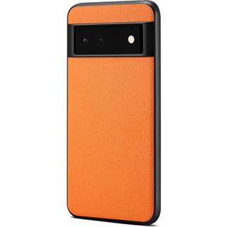 EIDERWOOD Google Pixel 6a Vegansk Læderbelagt Bagside Cover - Orange
