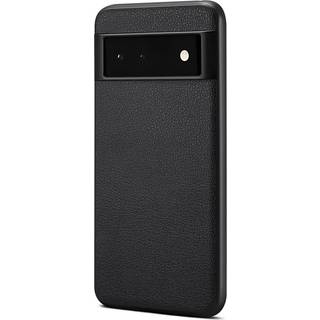 EIDERWOOD Google Pixel 6a Vegansk Læderbelagt Bagside Cover - Sort