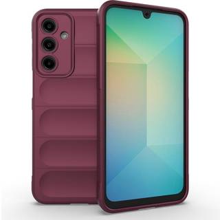 EIDERWOOD Samsung Galaxy A16 (4G/5G) Fleksibelt Plastik Bagside Cover - Mørkerød