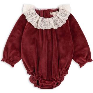 Konges Sløjd Venola Romper Red Dahlia  Red Dahlia 12 months    12 måneder  kvinde