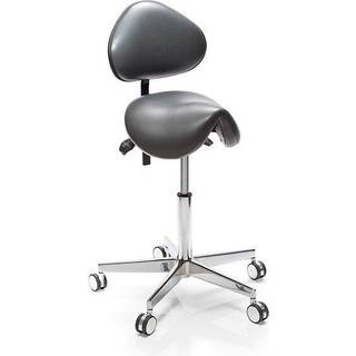 Sadelstol Höganäs Polo S Sort Illusion Ryglæn 61–84 cm
