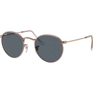 Ray-Ban RB3447 Round Metal Asian Fit 9202R5 47 Solbriller Mænd Guld - Rose Gold - 47mm