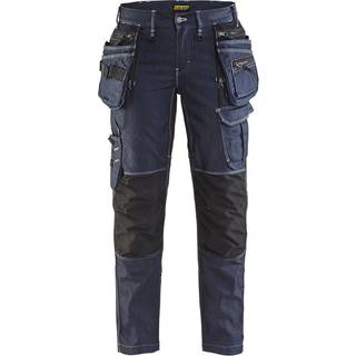 Blåkläder 7990 Dame Håndværker Buks stretch X1900 / Dame Håndværker Arbejdsbuks stretch X1900 - C50 - Marineblå/Sort