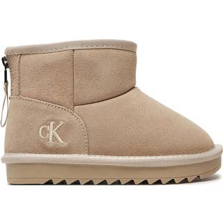 Kids Suede Boots - Brown - 25