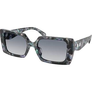 Coach HC8409U CW224 584535 53 Solbriller Kvinder Tortoiseshell - Blue Pearl Tortoise - 53mm