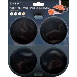 CONZEPT Airfryer silikonemuffinforme 4 stk