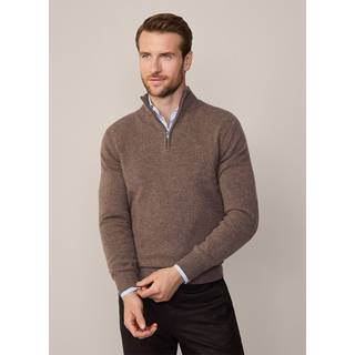 HACKETT Herren Troyer braun unifarben