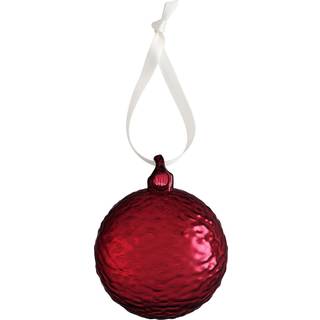 Cooee Design Gry Marble julekugle Ø8 cm Deep red