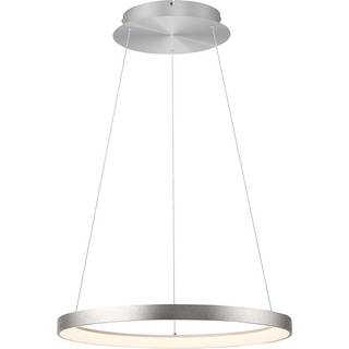Design hanglamp aluminium incl. LED dimbaar easylift - Hoop