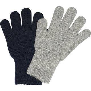 Melton Comfy vanter 2-pak - Mix Light Grey Mel Blue