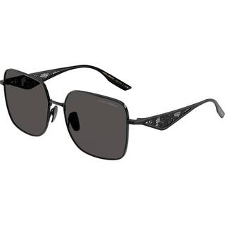 Dolce & Gabbana Kvinde DG2310 01/87 Solbriller Metal Sort Grå Firkantet Normal