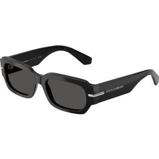 Dolce & Gabbana Mand DG4485 501/87 Solbriller Acetat Sort Grå Firkantet Normal