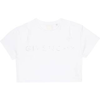 Givenchy Kids Logo cotton T-shirt - white - Y 4