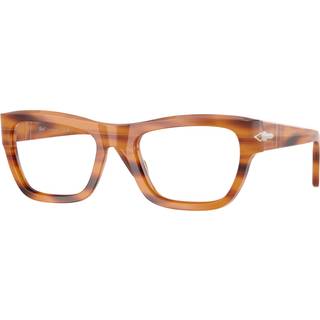 Persol Unisex PO0091V 960 Optiske stel Acetat Skildpadde Transparent Pillow Normal