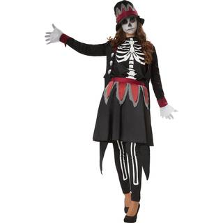 Uhyggelig Skull Lady kostume - XL