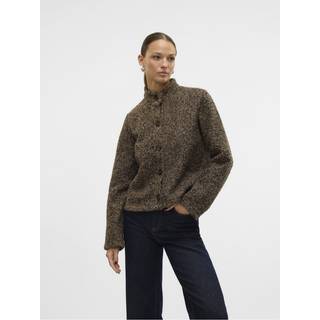 VERO MODA dame cardigan VMHAYLI - Silver Mink BLACK - M