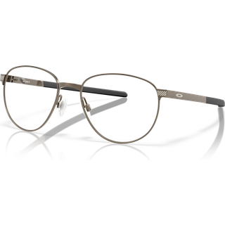 Oakley Mand OX5081 SWAY BAR R 508102 Optiske stel Titanium Grå Transparent Rund Normal
