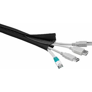 MicroConnect Kabelskjuler 1,8 meter, sort