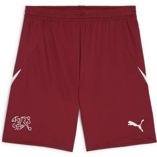 Men's Puma Switzerland 2024 Shorts, Red, Size M, Clothing - Red - M