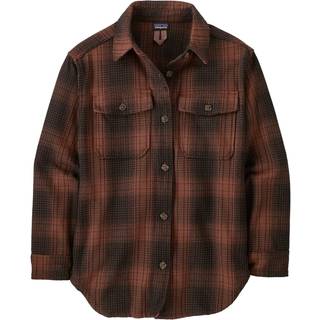 Patagonia Women's Fjord Loft Overshirt Jacket Skjorte Damer størrelse XL farve brun
