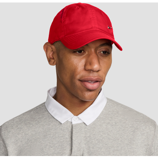 Ustruktureret Nike Dri-FIT Club-metal-Swoosh-kasket - rød - M/L
