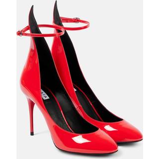 AlaÃ¯a Decollete patent leather pumps - red - EU 38