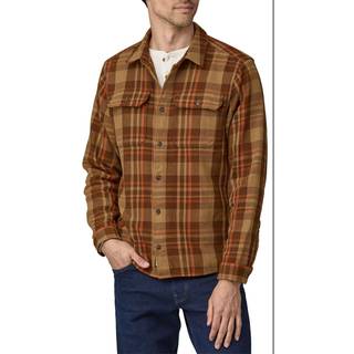 Patagonia Fjord Loft Shirt Skjorte Herrer størrelse XL farve brun
