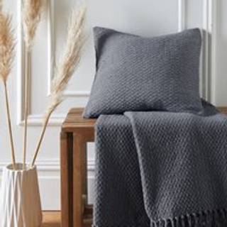 Drift Home Drift Home Charcoal Hayden Filled Cushion