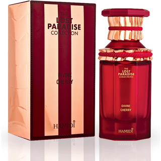 Hamidi Lost Paradise Divine Cherry til kvinder – 100 ml EDP-spray: Blomster- og frugtnoter af kirsebær, hindbær, vanilje og sandeltræ