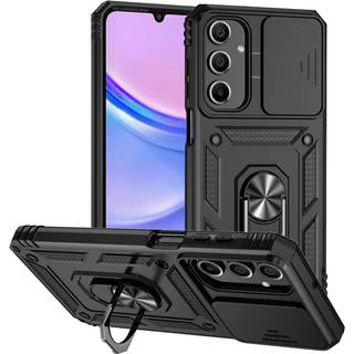 EIDERWOOD Samsung Galaxy A16 (4G/5G) Håndværker Bagside Cover m. Magnetisk Kickstand & Cam Slider - Sort