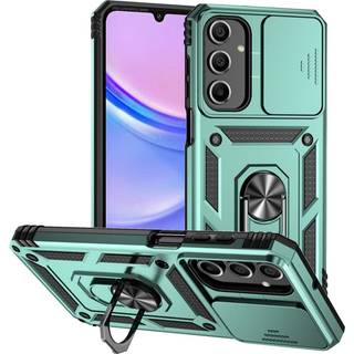 EIDERWOOD Samsung Galaxy A16 (4G/5G) Håndværker Bagside Cover m. Magnetisk Kickstand & Cam Slider - Turkis