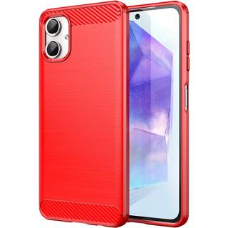 EIDERWOOD Samsung Galaxy A06 Brushed Carbon Plastik Cover - Rød