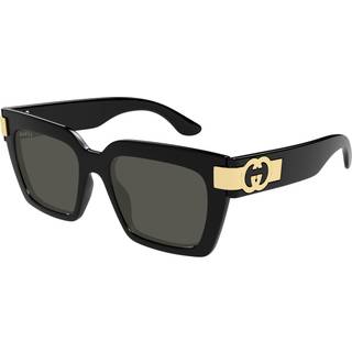 Gucci Kvinde GG1689S 001 Solbriller Injiceret Sort Grå Cat Eye