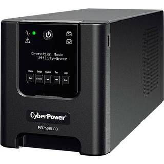 USV, PR Tower-Serie, 750VA/675W, Line-Interactive, reiner Sinus, LCD, USB/RS232,