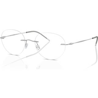 Giorgio Armani Mand AR5147 3045 Vista -rammer Metal Sølv Transparent Pantos Normal