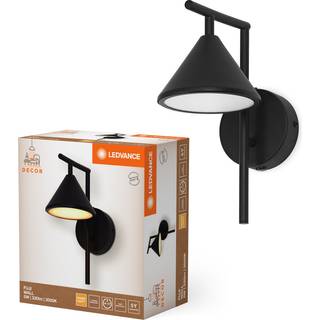 LEDVANCE Decor Fuji sort væglampe