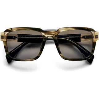 Etnia Barcelona Two Guns Polarized HVBK 55 Solbriller Mænd Tortoiseshell - Striped Black Brown Tortoise - 55mm
