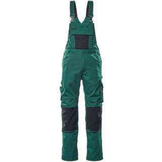 MASCOT UNIQUE Augsburg overall med knælommer, grøn/sort - 82C42