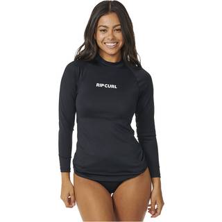 Rip Curl Women's Classic Surf Long Sleeve UV Rash Guard Black, S