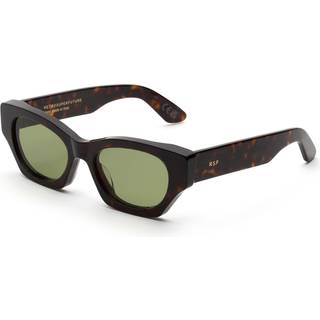 Retrosuperfuture Unisex FD0 Tono 3627 Havana Solbriller Acetat Havana Grøn Cat Eye Normal