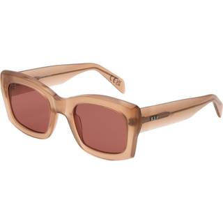 Retrosuperfuture Unisex VIS Komori Light brown Solbriller Acetat Brun Bordeaux Firkantet Normal