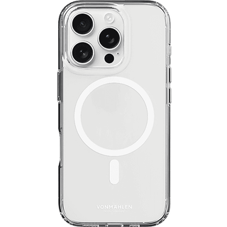 Vonmählen iPhone 16 Pro Transparent Bagside Cover - MagSafe Kompatibel - Hvid