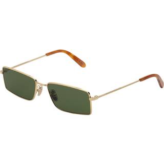 Retrosuperfuture Unisex R0T Chopper Light havana Solbriller Metal Guld Grøn Firkantet Normal
