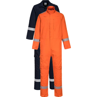 Bizflame Plus letvægts kedeldragt - Orange (Størrelse: S)