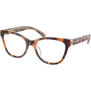 Coach HC6249U 5857 53 Briller Kvinder Tortoiseshell - Orange Floral - 53mm