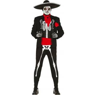 Mexicansk skelet kostume