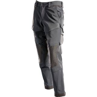 MASCOT CUSTOMIZED arbejdsbukser med knælommer, stengrå - 82C50