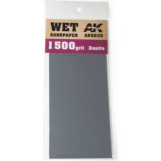 Wet Sandpaper 1500 Grit. 3 units
